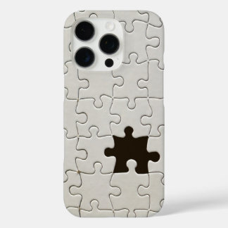 You Complete Me Romantic Black and White Jigsaw iPhone 16 Pro Case