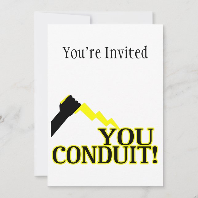 You Conduit Invitation (Front)