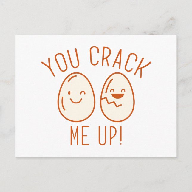 You Crack Me Up Postcard (Front)
