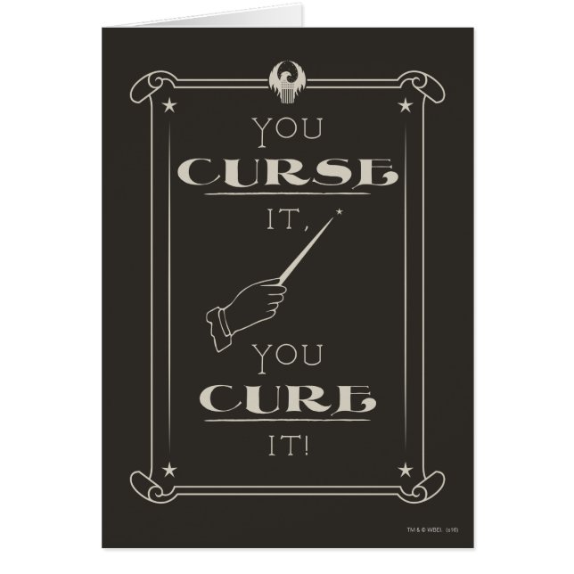 You Curse It, You Cure It (Front)