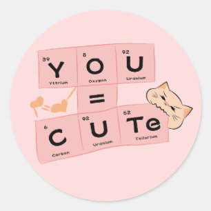 You = Cute Cute Cat Sticker