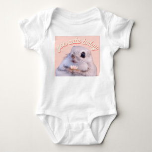 You cute today baby bodysuit