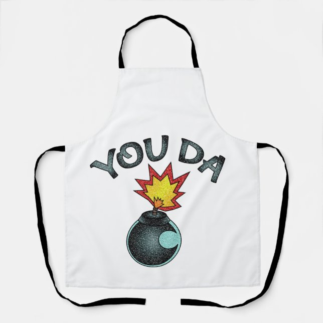 You Da Glitter Bomb Apron (Front)