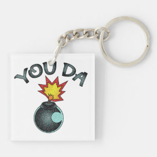 You Da Glitter Bomb Key Ring
