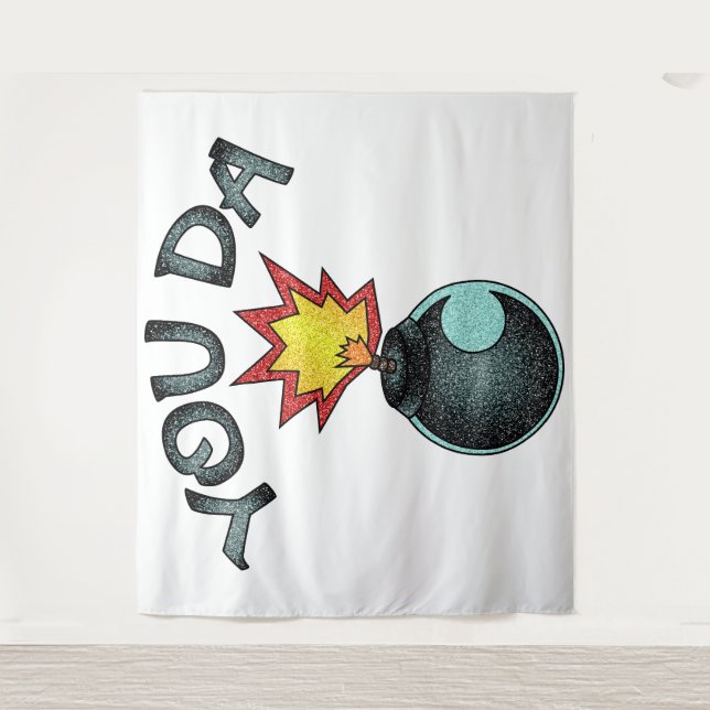 You Da Glitter Bomb Tapestry (Front)