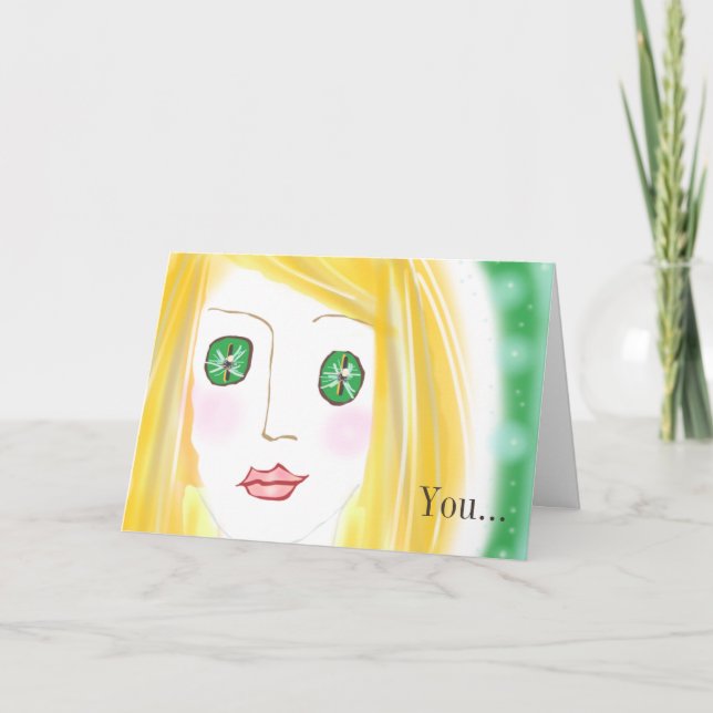 You Dazzle Me card (Front)