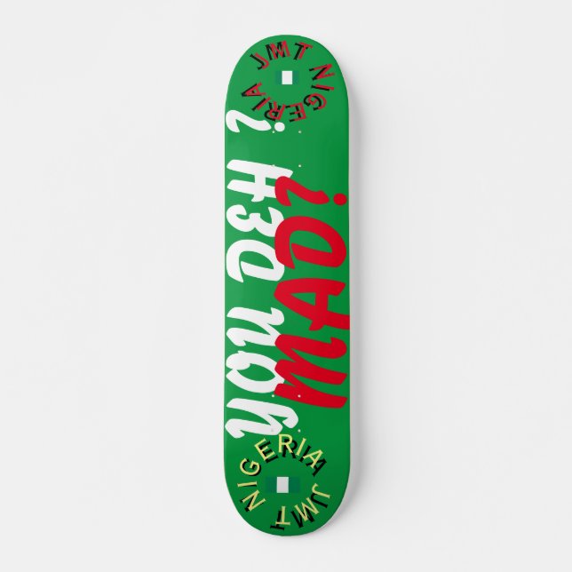 YOU DEH? MAD?   7 3/4" Skateboard Deck (Front)