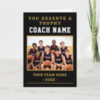 You Deserve a Trophy Coach Photo