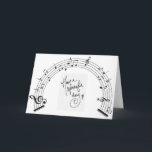 YOU DESERVE THE BEST-YOU HAVE ME-BIRTHDAY! CARD<br><div class="desc">THIS CARD IS NOT ONLY FUNNY,  LOVING AND SO CUTE... BUT IT IS AN ARTWORK DONE BY MY 97 YEAR OLD MOTHER IN LAW WHO MADE THOSE MUSICAL NOTES FOR ME TO USE :)</div>