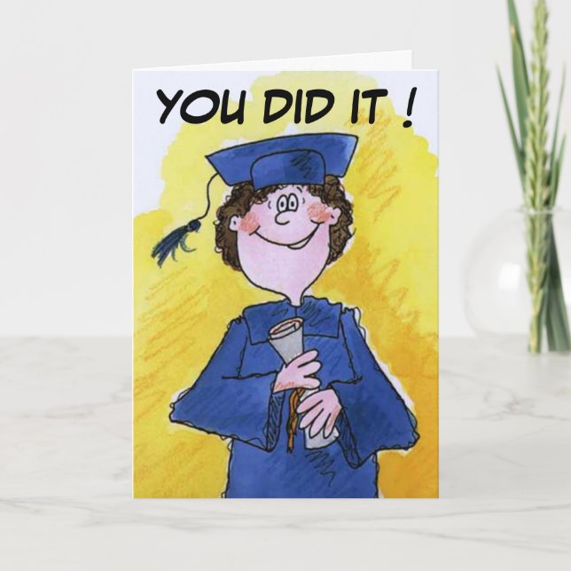YOU DID IT CARD (Front)