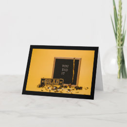 You Did It Grad Greeting Card