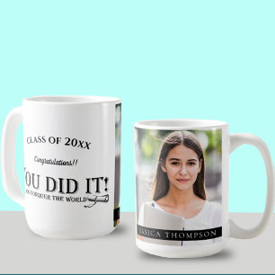 YOU DID IT Photo Class of 2024 Graduation  Coffee Mug