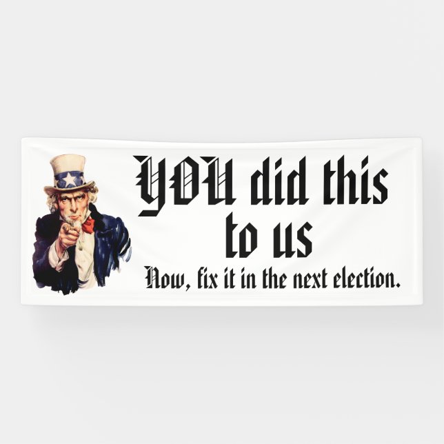 YOU Did This to Us Banner (Horizontal)