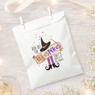 You Do the Hokus Pokus Witch Magic ID982 Favour Bag