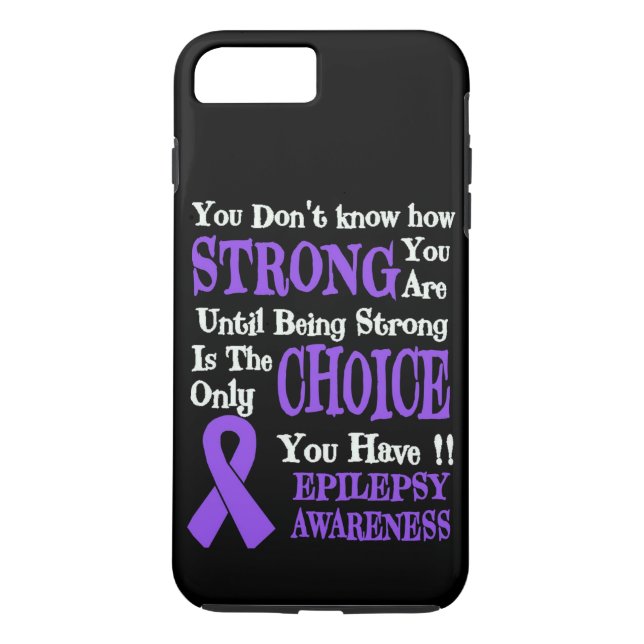 You Don't Know How Strong...Epilepsy Case-Mate iPhone Case (Back)