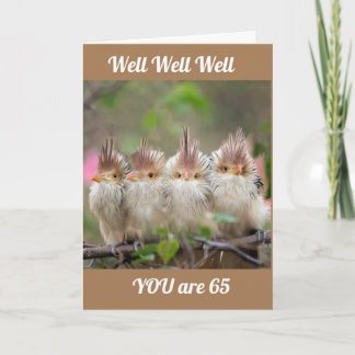 YOU DON'T LOOK A DAY OVER "64" *65th BIRTHDAY CARD