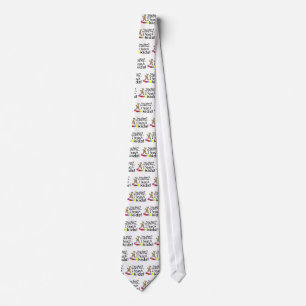 You Dont Scare Me I Teach Kids (Crayons) Tie