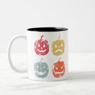 You Don't Scare Me I'm A Nurse Halloween Two-Tone Coffee Mug