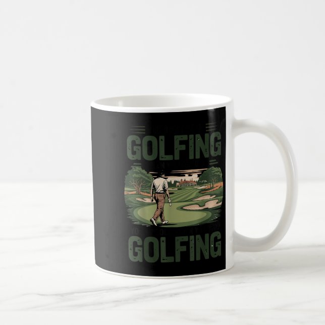 You Don't Stop Golfing When You Get Old Motivation Coffee Mug (Right)