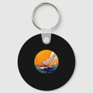 You Don't Stop Sailing When You Get Old Funny Old  Key Ring