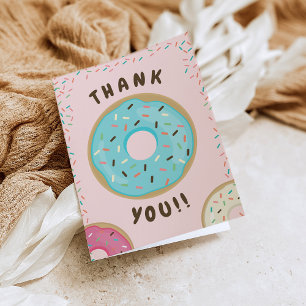 You Donut Want to Miss Baby Shower Thank You Card