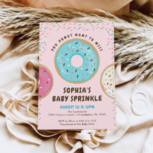 You Donut Want to Miss Baby Sprinkle Invitation