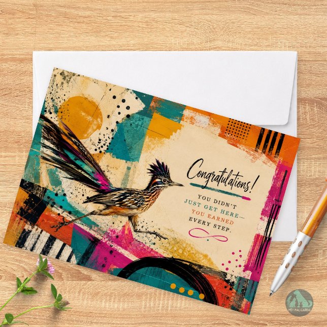 You Earned Every Step Congratulations Card (Big moves. Every step earned.)