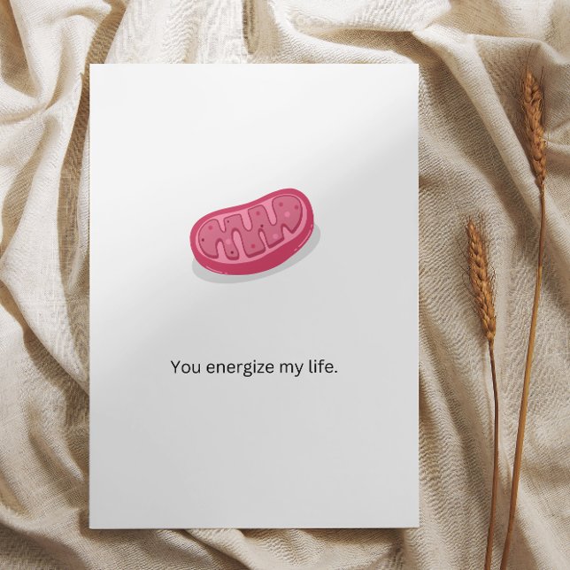 You energise my life thank you card (Creator Uploaded)