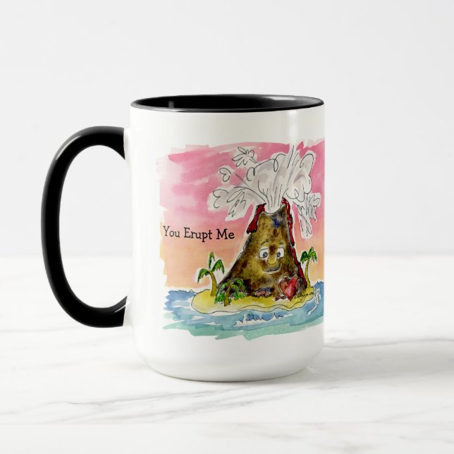 You Erupt Me, I Lava You  Mug (Left)