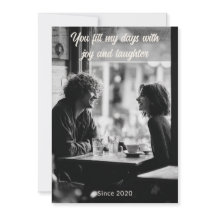 You Fill My Days With Joy – Personalised Valentine