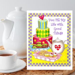 You Fill My Life Inspirational Postcard