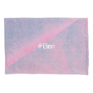 #You Foam Roller Brush Stroke Pink Artistic Pillow Pillowcase