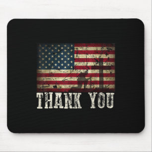 You For Your Services Patriotic - Veterans Day For Mouse Pad