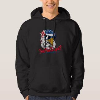 You Free Tonight Bald Eagle American Flag Happy 4t Hoodie