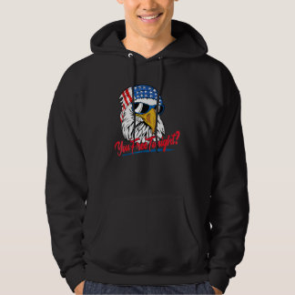 You Free Tonight Bald Eagle American Flag Happy 4t Hoodie