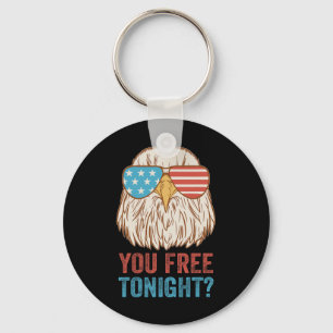 You Free Tonight Eagle Sungles Usa 4th July Party Key Ring