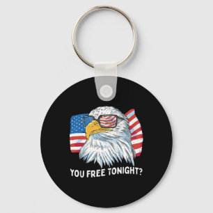 You Free Tonight Ld Eagle 4th July Independence Da Key Ring