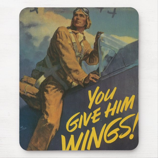 You Give Him Wings! Mouse Pad (Front)