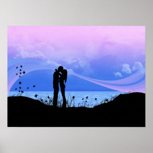 You give me butterflies poster