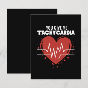 You Give Me Tachycardia RSVP Card