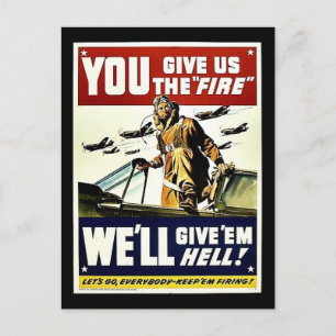 You Give Us The Fire Postcard
