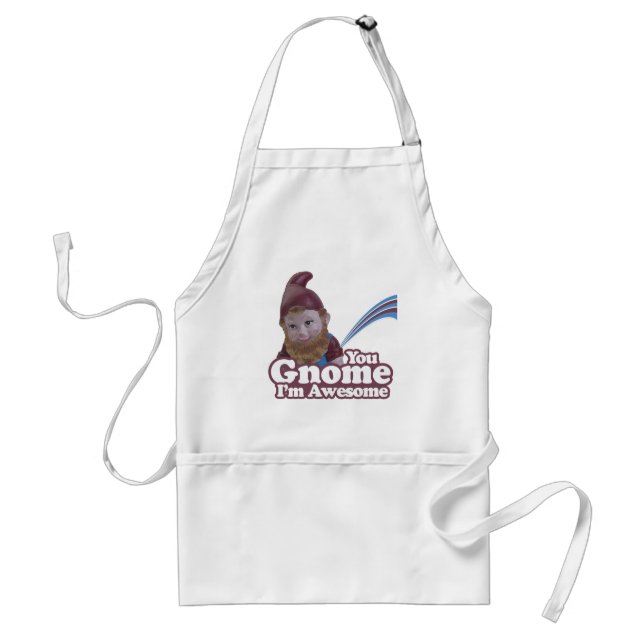 you Gnome I am Awesome Standard Apron (Front)