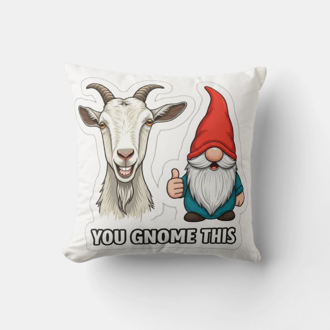 You Gnome This Cushion (Front)