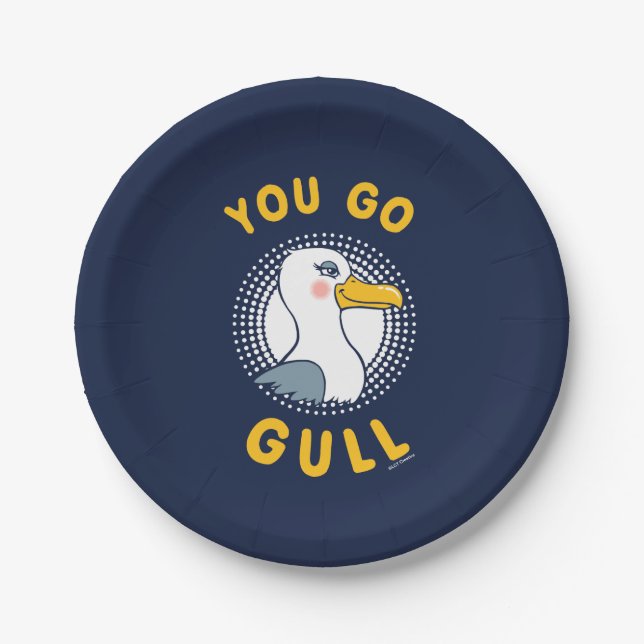 You Go Gull Paper Plate (Front)