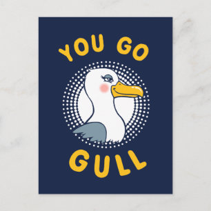 You Go Gull Postcard