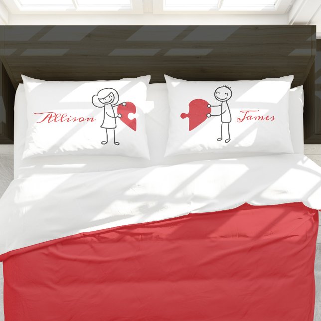 You Got a Piece of my Heart - His and Hers Pillowcase (Creator Uploaded)