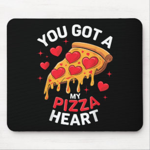 You Got My Pizza Heart Valentines Day Kids  Mouse Pad