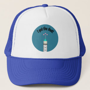 You Got the Covid 19 Vaccine Shot Congratulations  Trucker Hat