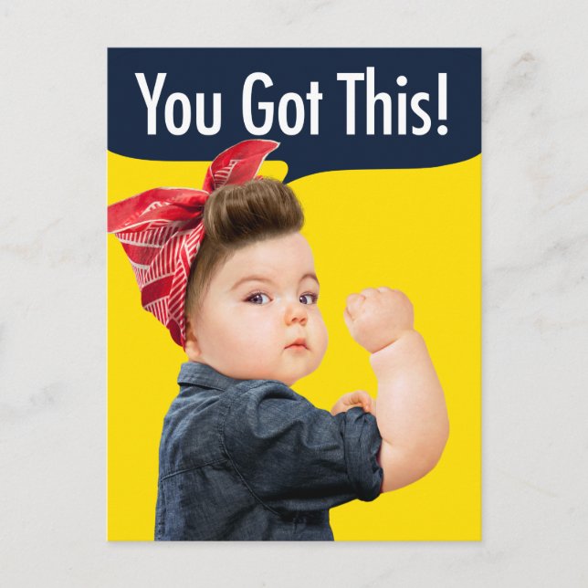 You Got This Baby Invitation Postcard (Front)