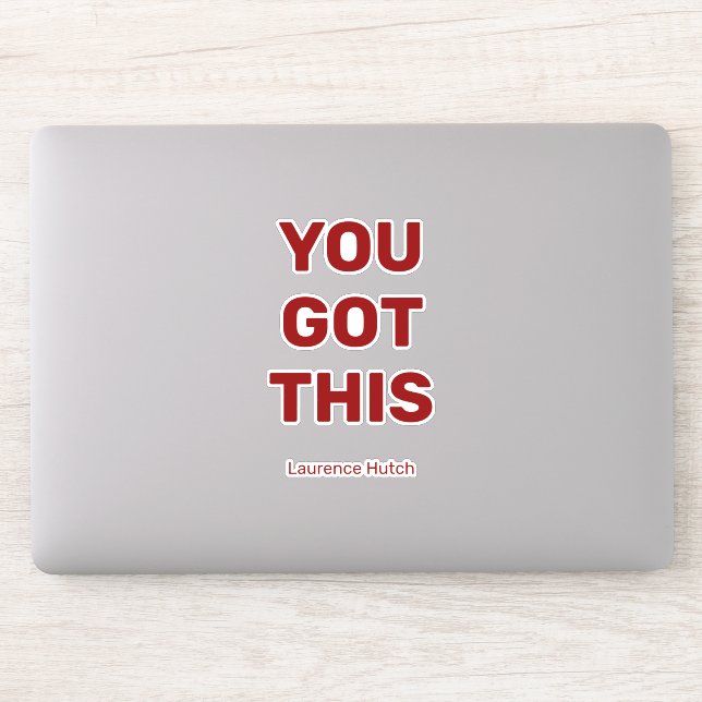 You Got This Bold Red Colour | Named Laptop  (Computer)